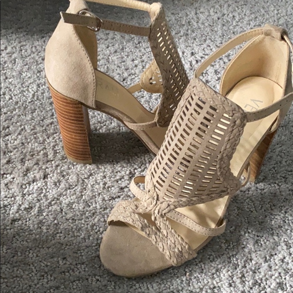 Suede heels